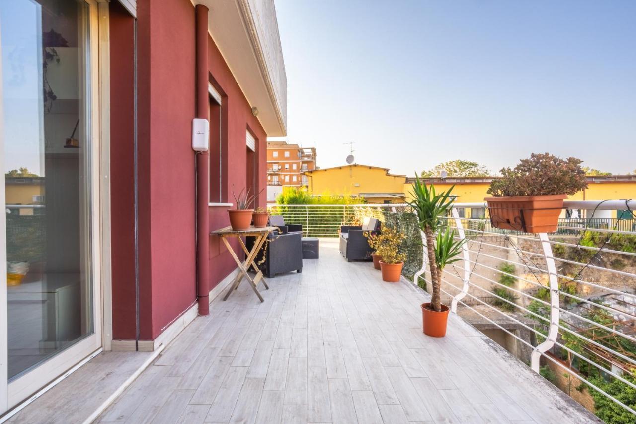 Апартаменты Urban Retreat -Private Parking+Terrace Рим Экстерьер фото